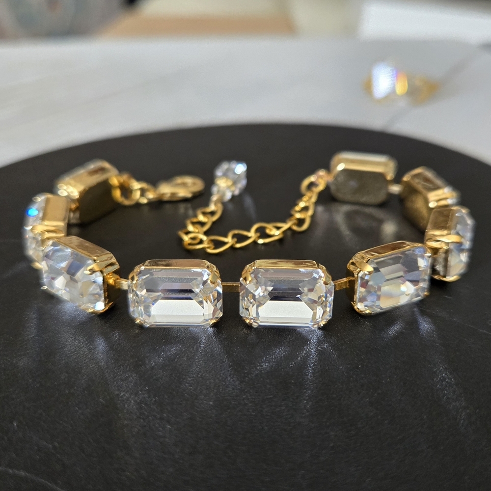 Austrian Crystal Bracelet in Gold
